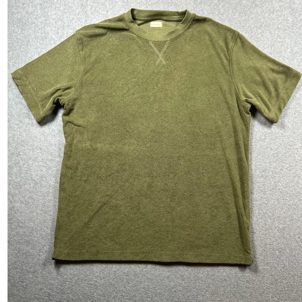 Doppelganger T-Shirt Men's Medium Olive Green Pullover Crewneck Short Sleeve
